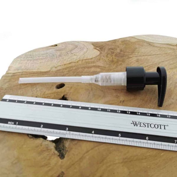 lotion pomp zwart zeep dispenser fleshals 24 410 din24 24 mm