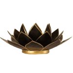 lotus sfeerlicht zwart goudrand 12071