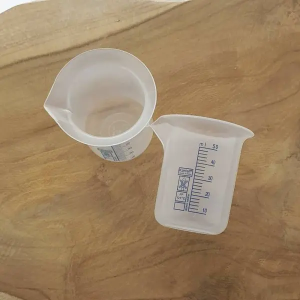 maatbeker medium bekerglas 50 ml kunststof