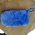 make up remover washand blauw