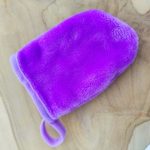 make up remover washand paars