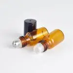 parfum flesje 3ml leeg rollerfles roller bal amber glas schroefdop