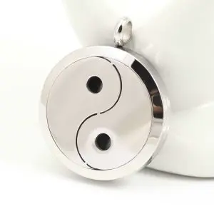parfum medaillon ying yang diffuser hanger etherische olie