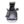 parfum spray fles strik gekleurde glazen parfumfles 15ml zwart 1