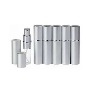 parfum spray verstuiver 10 ml zilver navulbare parfumfles