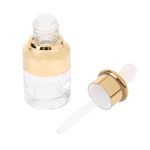 parfumfles glas druppelpipet 20ml goud 1