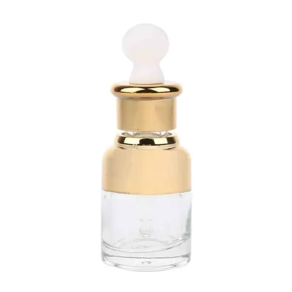 parfumfles glas druppelpipet 20ml goud 2 1