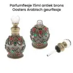 parfumflesje 15ml antiek brons oosters arabisch