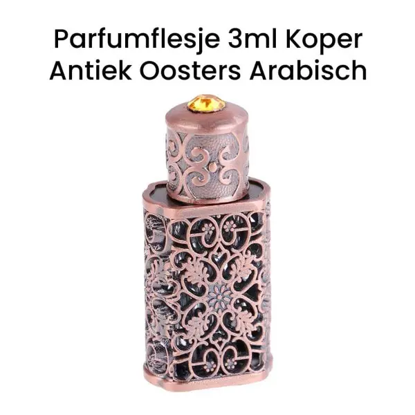 parfumflesje 3ml koper antiek oosters arabisch