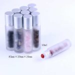 parfumrollers edelstenen roller flesjes matglas 10ml zilveren dop