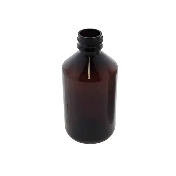 pet fles 250ml amber bruin 28 410