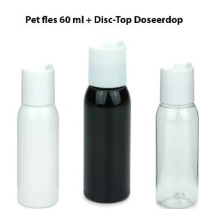 pet fles disc top dop 60 ml doseerfles