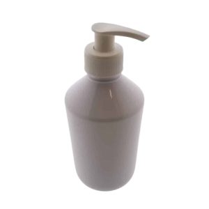 pet fles wit glans 250ml olie lotion zeep dispenser pomp wit