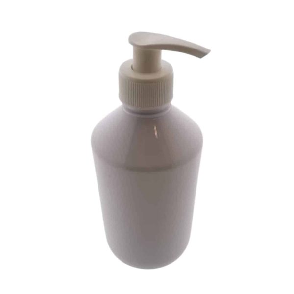 pet fles wit glans 250ml olie lotion zeep dispenser pomp wit
