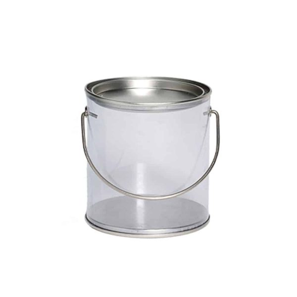 pot transparant venster draaghengsel aluminium deksel