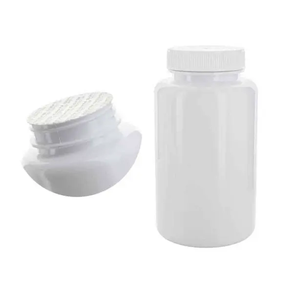 pot wit schroefdeksel 250 ml poederpot pillenpot 45 400