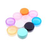 potje transparant gekleurde schroefdeksel 3 5 gram verpakking creme cosmetica lipbalsem oogschaduw lipgloss