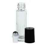 Rollerflesjes 10 ml transparant dik glas essentiële olie parfumrollers