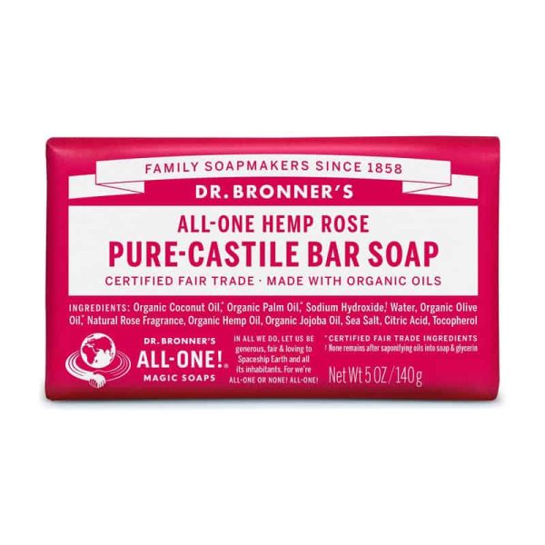 roos vaste zeep dr bronners bar soap 140gr