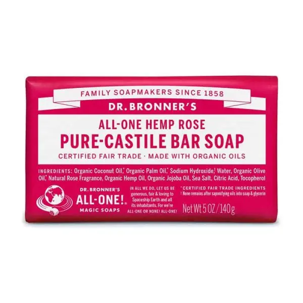 roos vaste zeep dr bronners bar soap 140gr