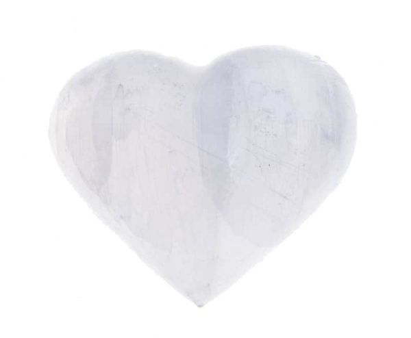 seleniet hart kristal engelensteen marokko spiritueel meditatie