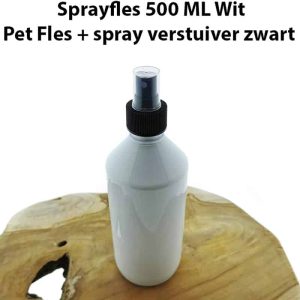sprayfles 500 ml pet fles wit spray verstuiver zwart