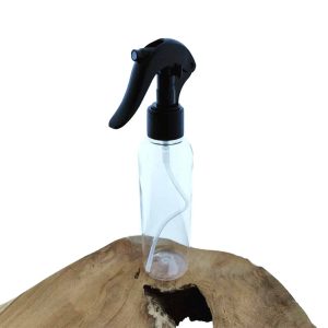 sprayfles transparant 150ml fles trigger sprayer verstuiver pomp zwart