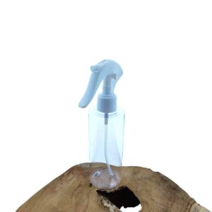 sprayfles transparant 200ml fles trigger sprayer verstuiver pomp wit