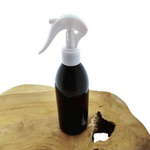 sprayfles zwart 250ml rpet fles trigger sprayer verstuiver pomp wit