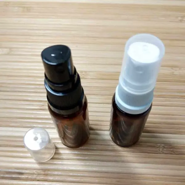 sprayflesje 20ml amber bruin pet farma verstuiver