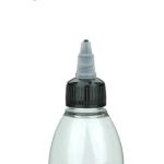 Spuit doseerdop twist nozzle zwart DIN24 24/410