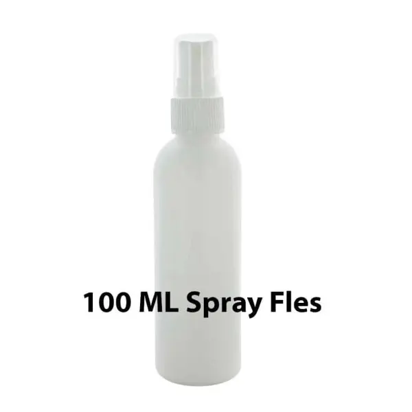 wit plastic sprayflesje 100ml spray verstuiver pomp wit